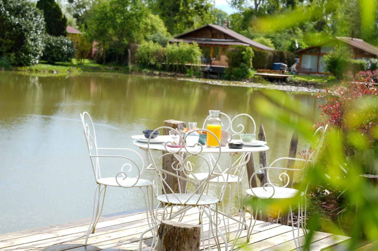 Kaebane 85, Lodge Avec Spa Au Bord De L'Eau Prouilly المظهر الخارجي الصورة